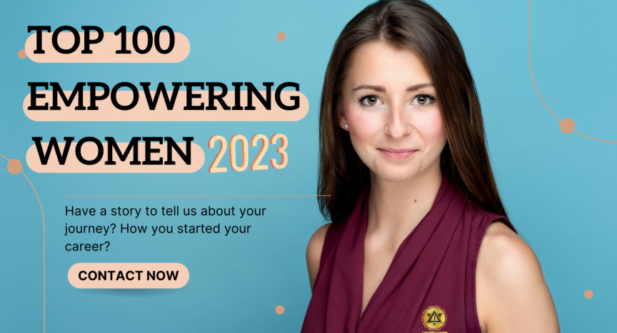 Top 100 Empowering Women in 2023 by golden women club