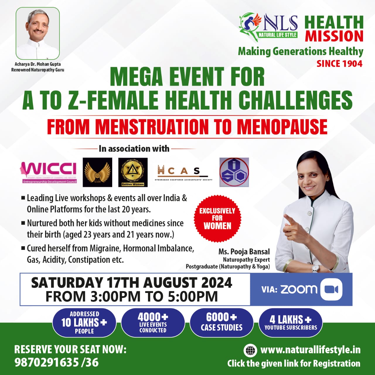 From Mensturation to Menopause - NLS Health Mission
